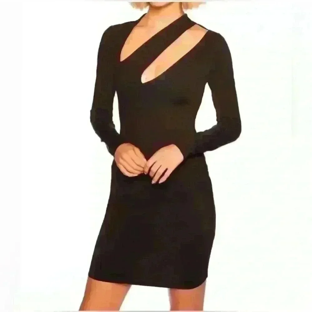 Susana Monaco diagonal cutout dress